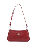 Vivienne Westwood Tasha Embossed Croc Mini Taška přes rameno red