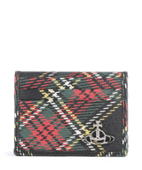 Vivienne Westwood Saffiano Printed Pouzdro na kreditní kartu chelsea tartan
