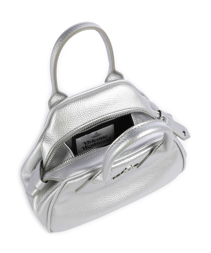 Vivienne Westwood Yasmine Grain Small Handbag silver