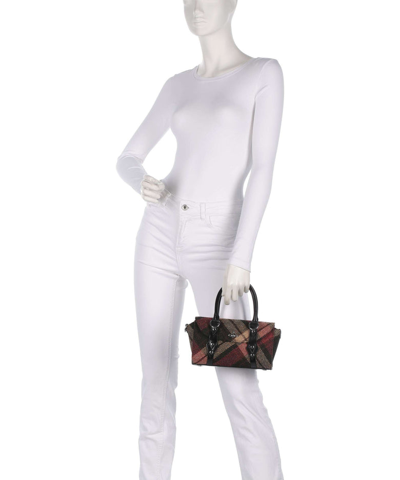 Vivienne Westwood Bettina Harris Tweed Check Mini Handbag light check