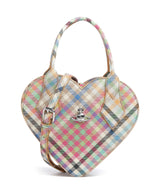 Vivienne Westwood Josephine Heart Buccia D'Arancia Kabelka heather plaid