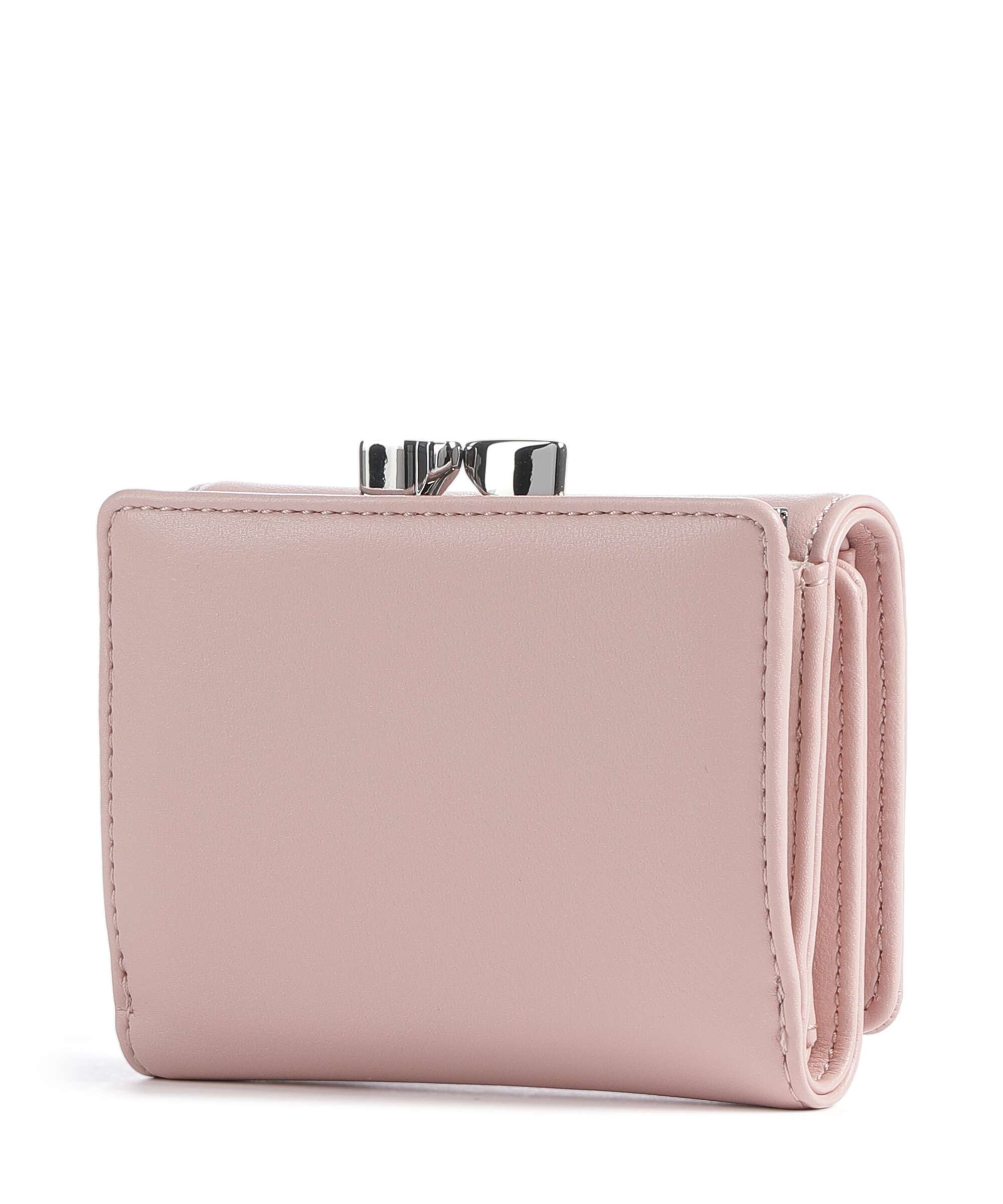 Vivienne Westwood Frame Smooth Small Wallet pastel pink