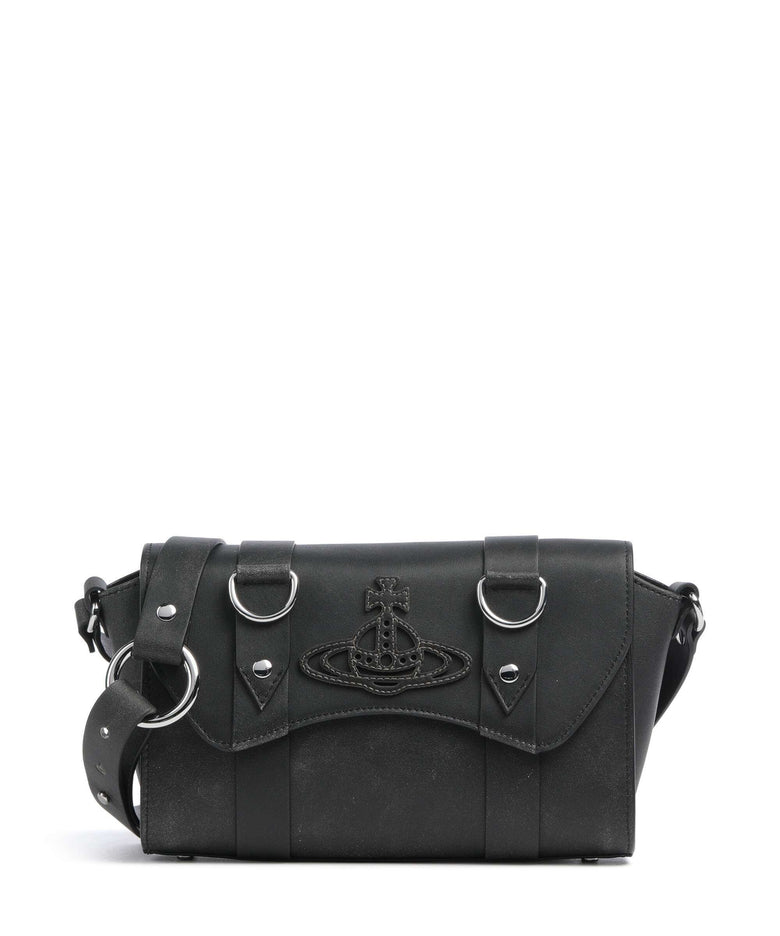 Vivienne Westwood Kimmy Distressed Crossbody bag off black