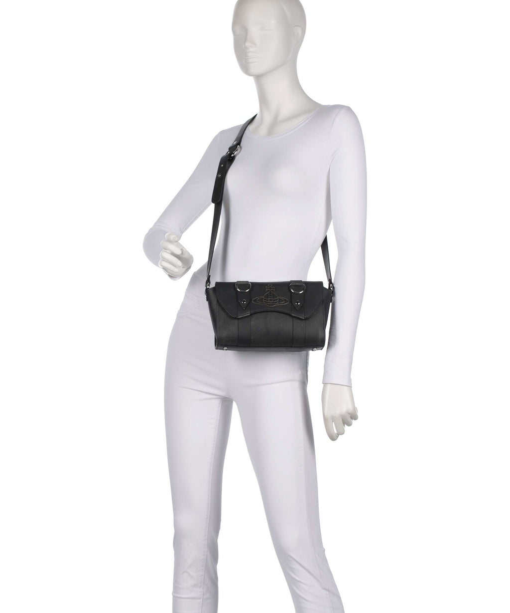 Vivienne Westwood Kimmy Distressed Crossbody bag off black