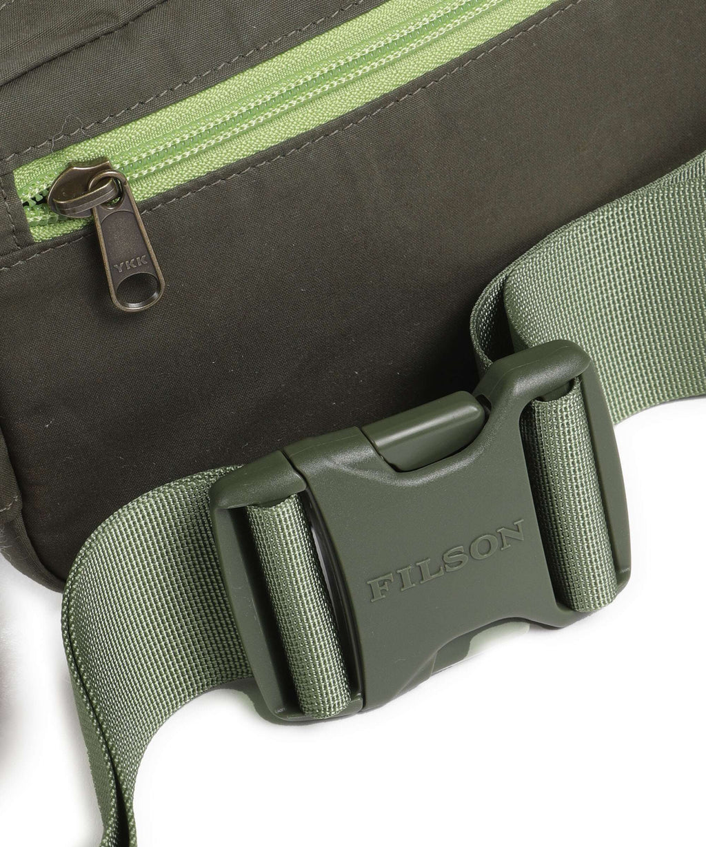 Filson Waxed Cotton Fanny pack otter green