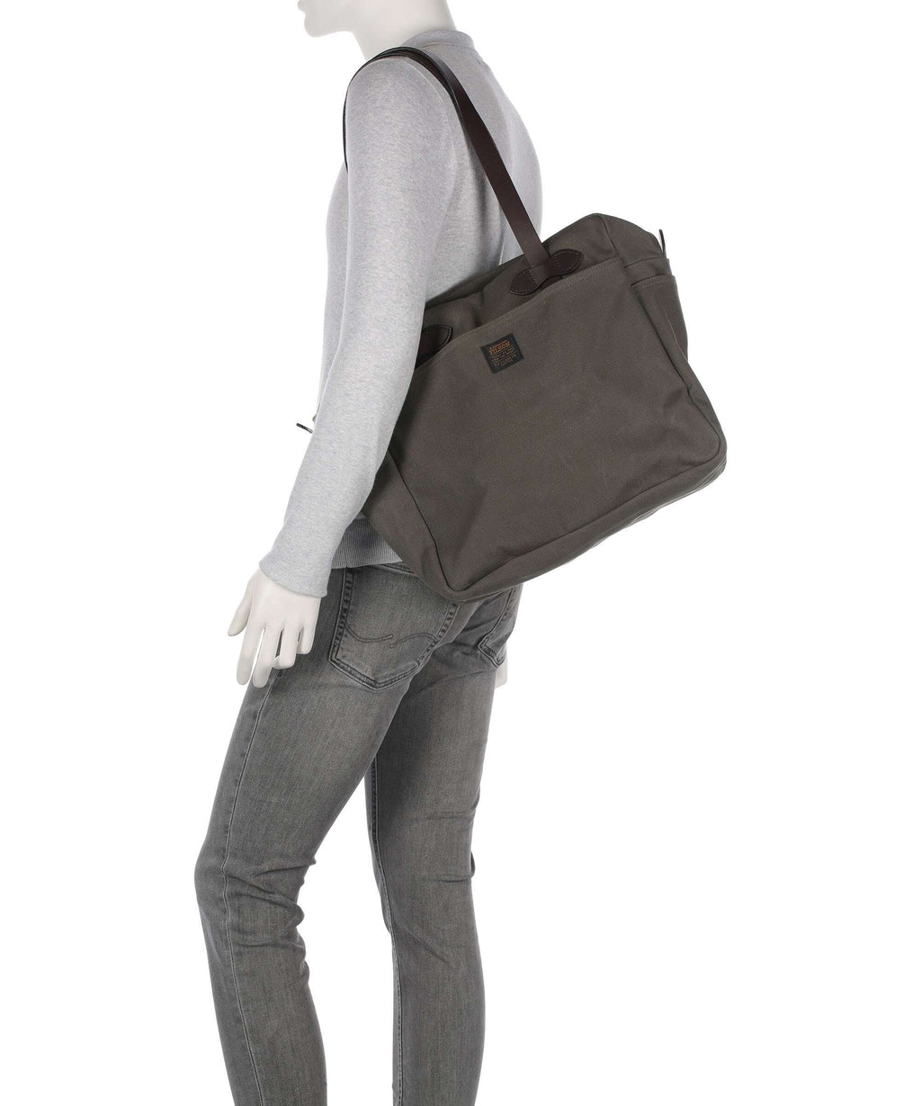 Filson Luggage Twill Tote bag otter green