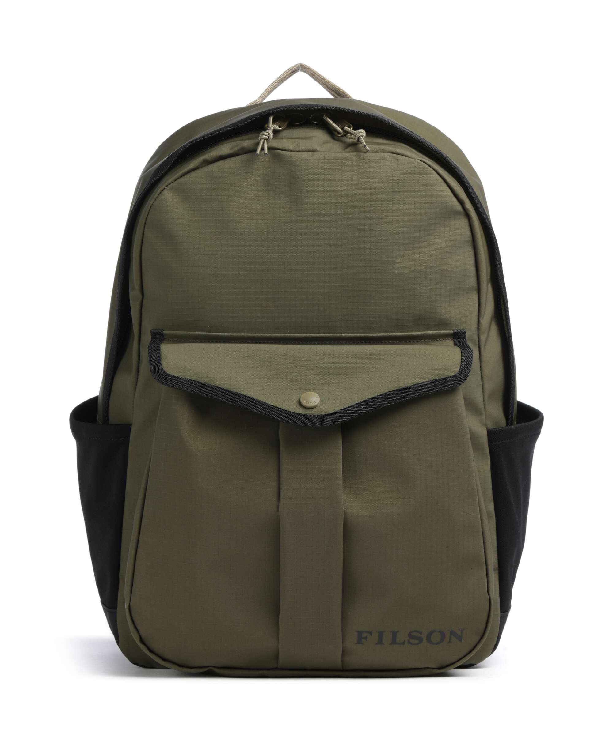 Filson Tin Cloth Backpack olive/black/covert