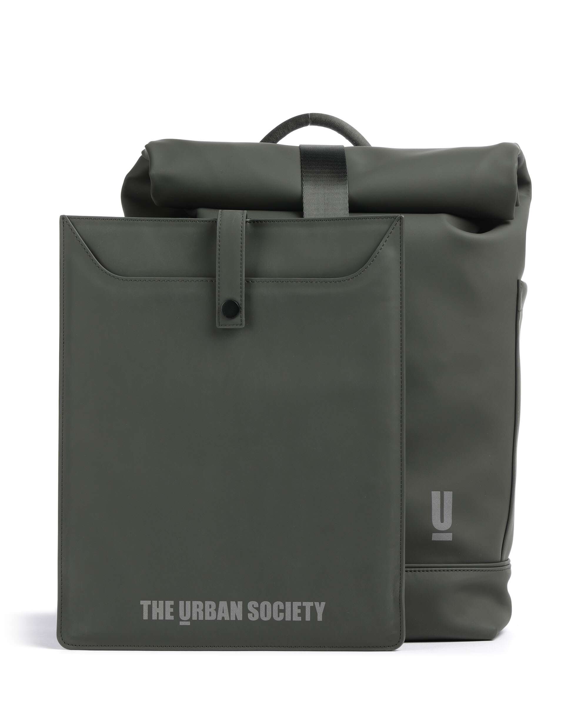 The Urban Society Rolltop backpack forest green