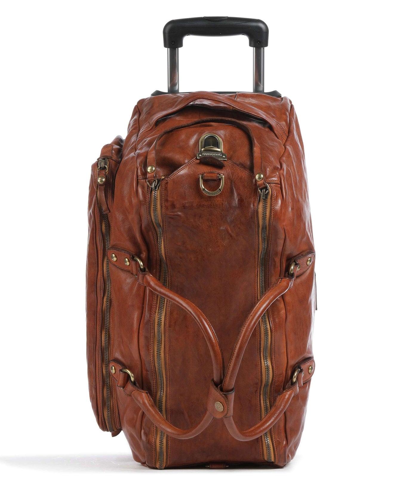 Campomaggi Travel bag with wheels cognac