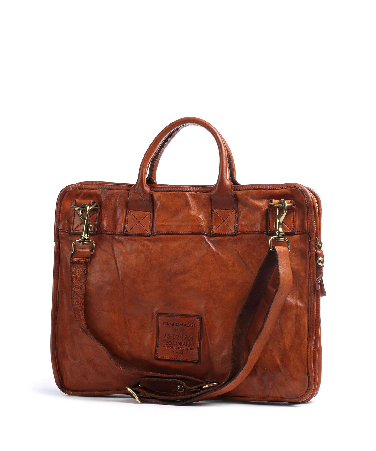Campomaggi Briefcase cognac