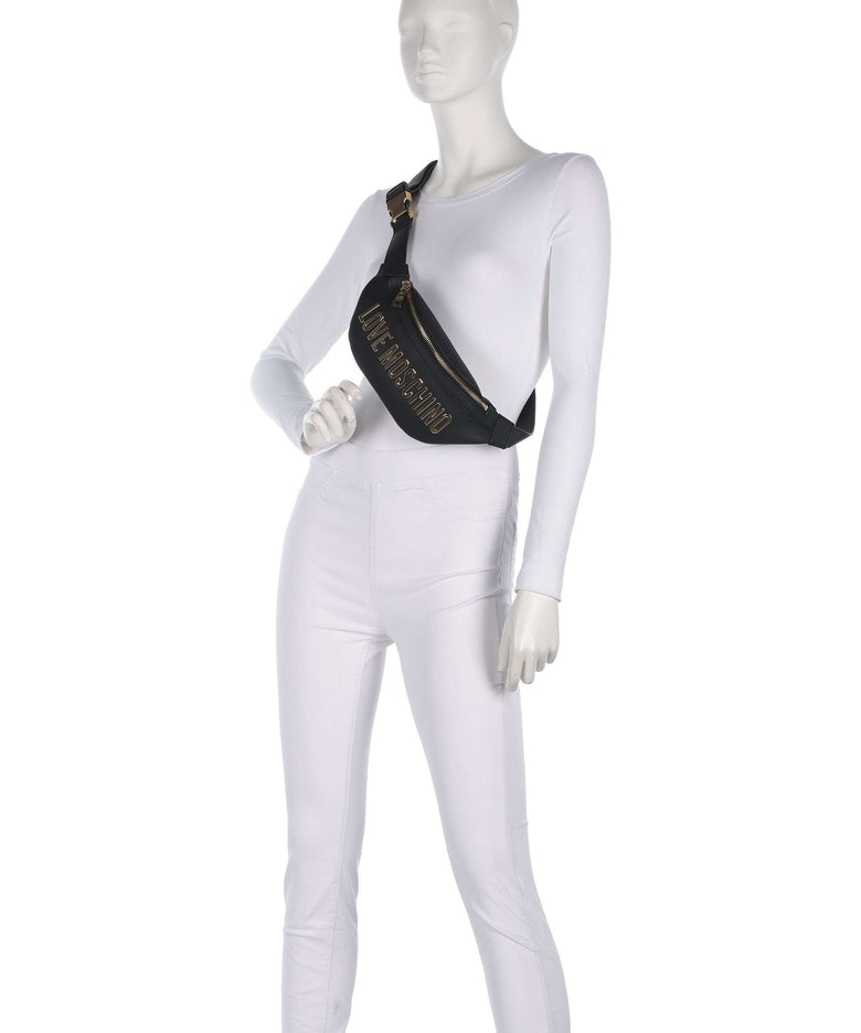 Love Moschino Bold Love Fanny pack black