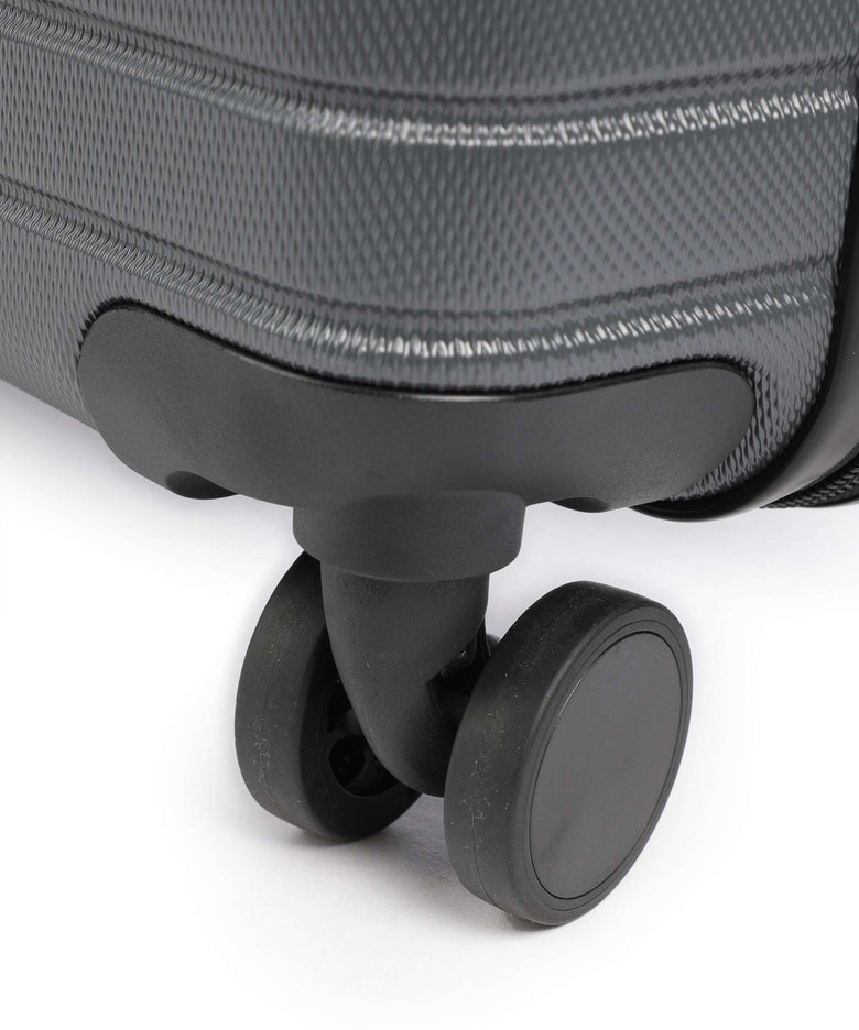 Valentino Bags Mercury Spinner (4 wheels) gunmetal