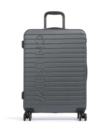 Valentino Bags Mercury Kufr se 4 kolečky gunmetal