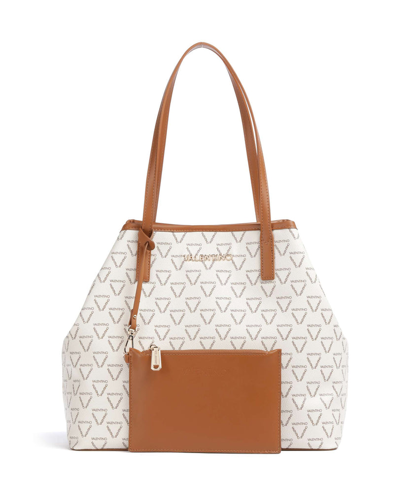 Valentino Bags Lady Re Tote bag bianco/cuoio