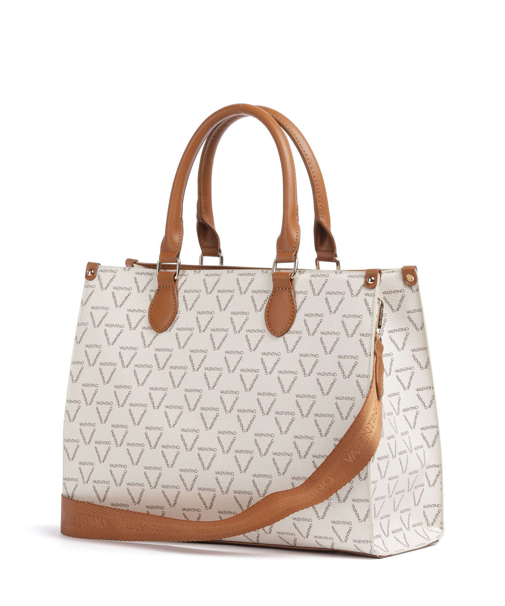 Valentino Bags Lady Re Handbag bianco/cuoio