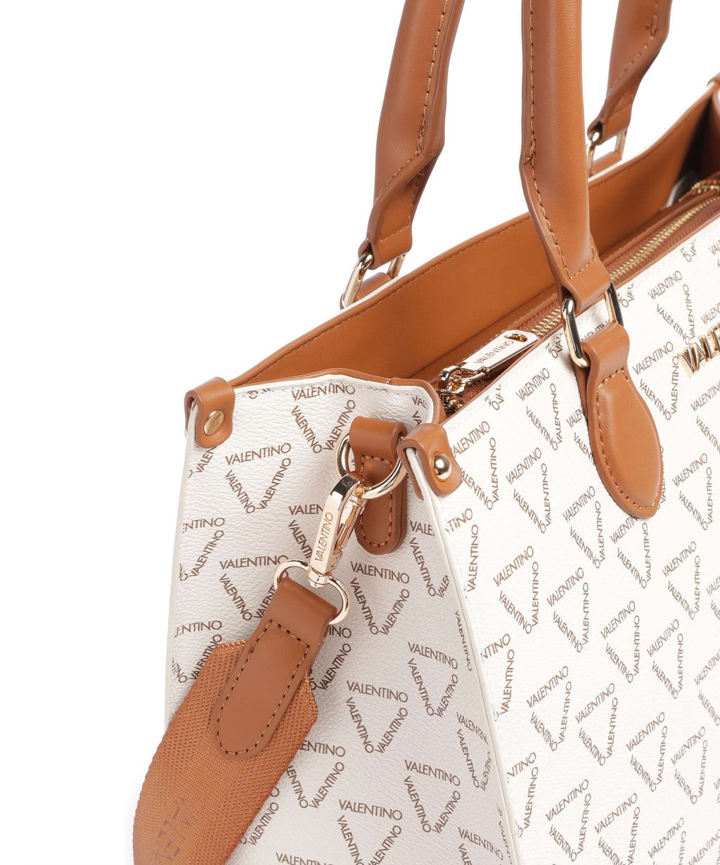 Valentino Bags Lady Re Handbag bianco/cuoio