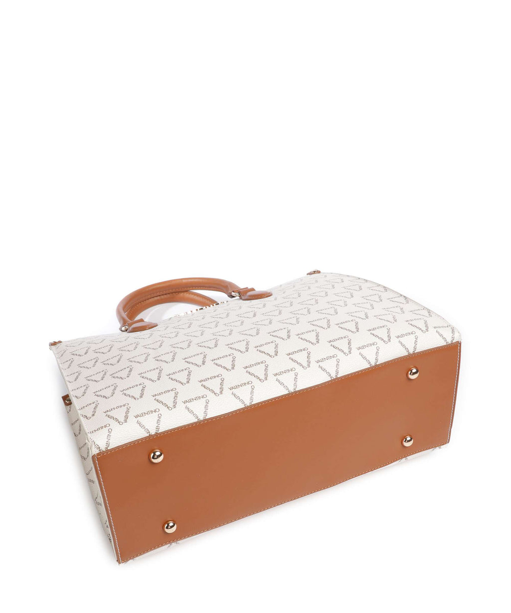 Valentino Bags Lady Re Handbag bianco/cuoio