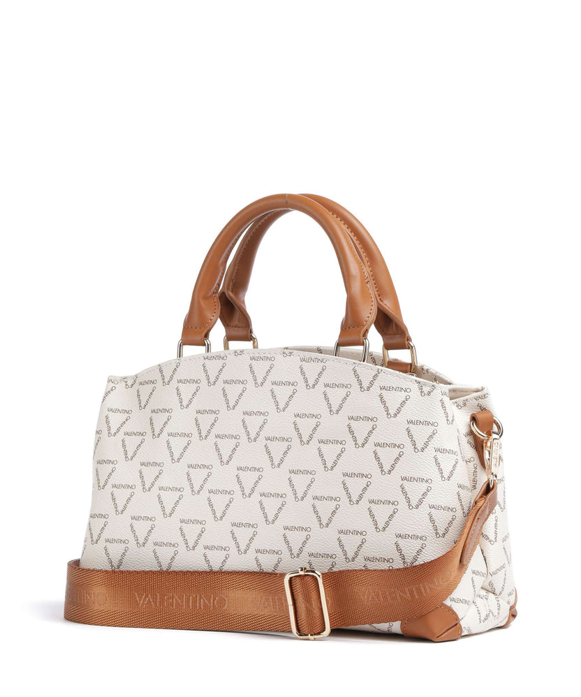 Valentino Bags Lady Re Handbag bianco/cuoio
