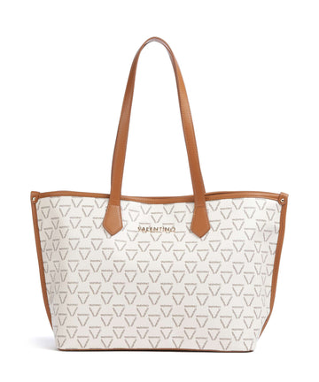 Valentino Bags Lady Re Nákupní taška bianco/cuoio