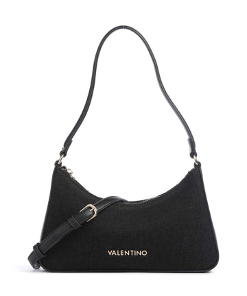 Valentino Bags Kelly Denim Taška přes rameno nero