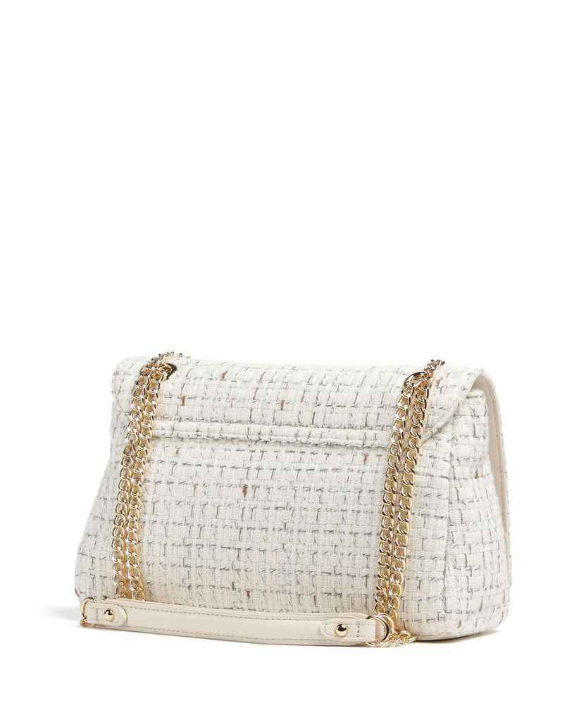 Valentino Bags Tweed Shoulder bag off white/multicolour