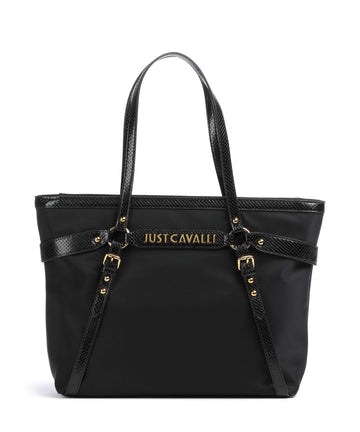 Just Cavalli Foulard Cage Nákupní taška black