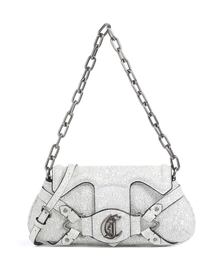 Just Cavalli Crossed Laces Shoulder bag white