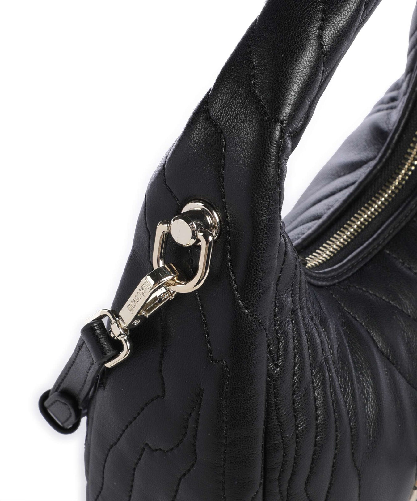 Just Cavalli Quilted Zebra Handbag black