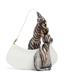 Just Cavalli Chain Foulard Shoulder bag white