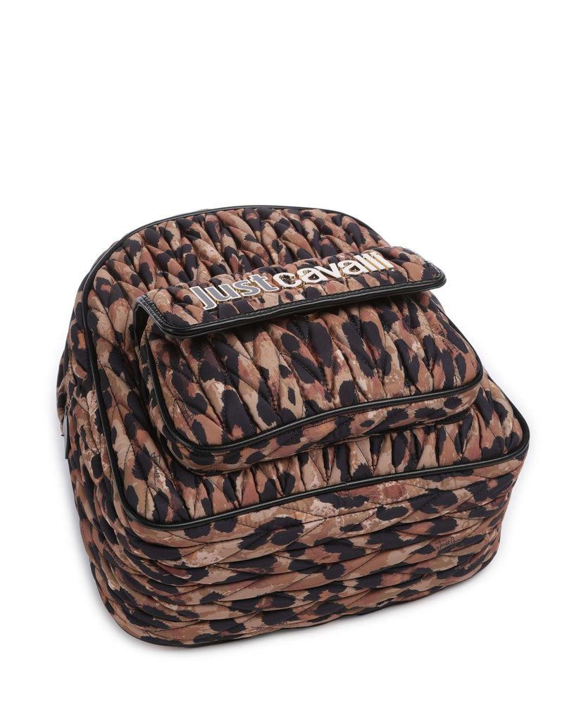 Just Cavalli Backpack iconic leo print