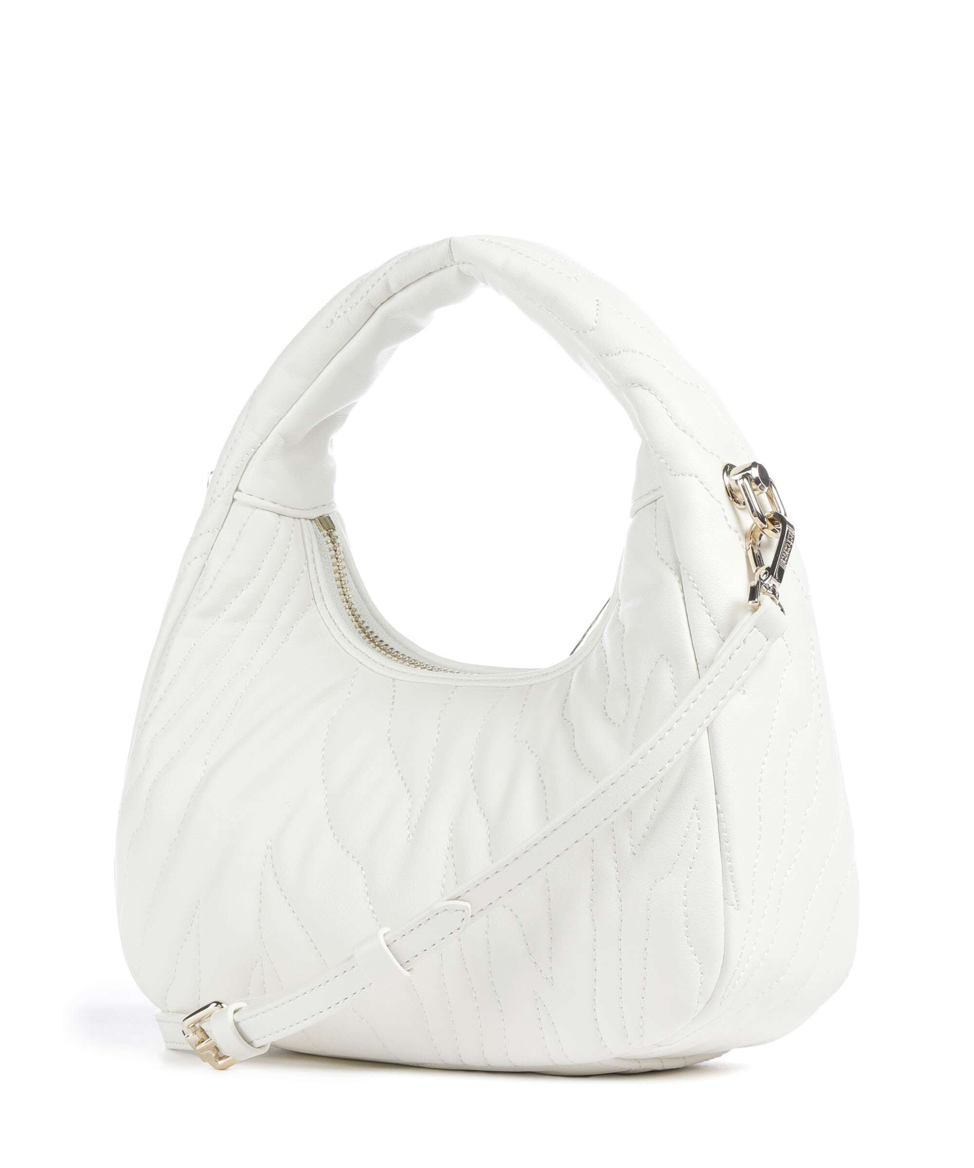 Just Cavalli Quilted Zebra Handbag white