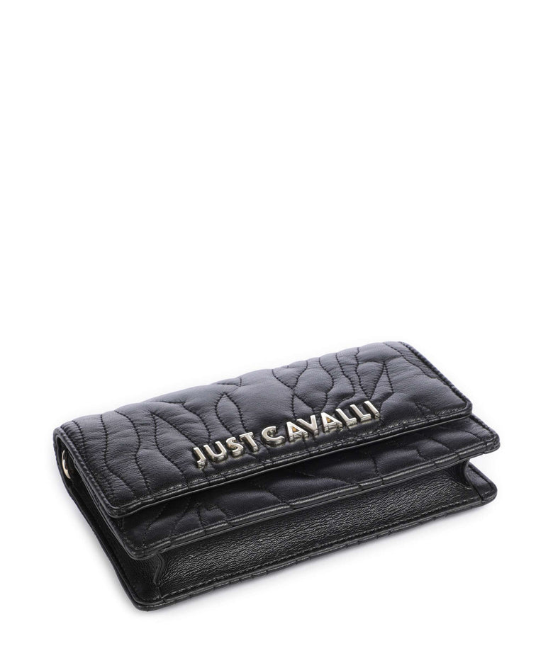 Just Cavalli Quilted Zebra Wallet black