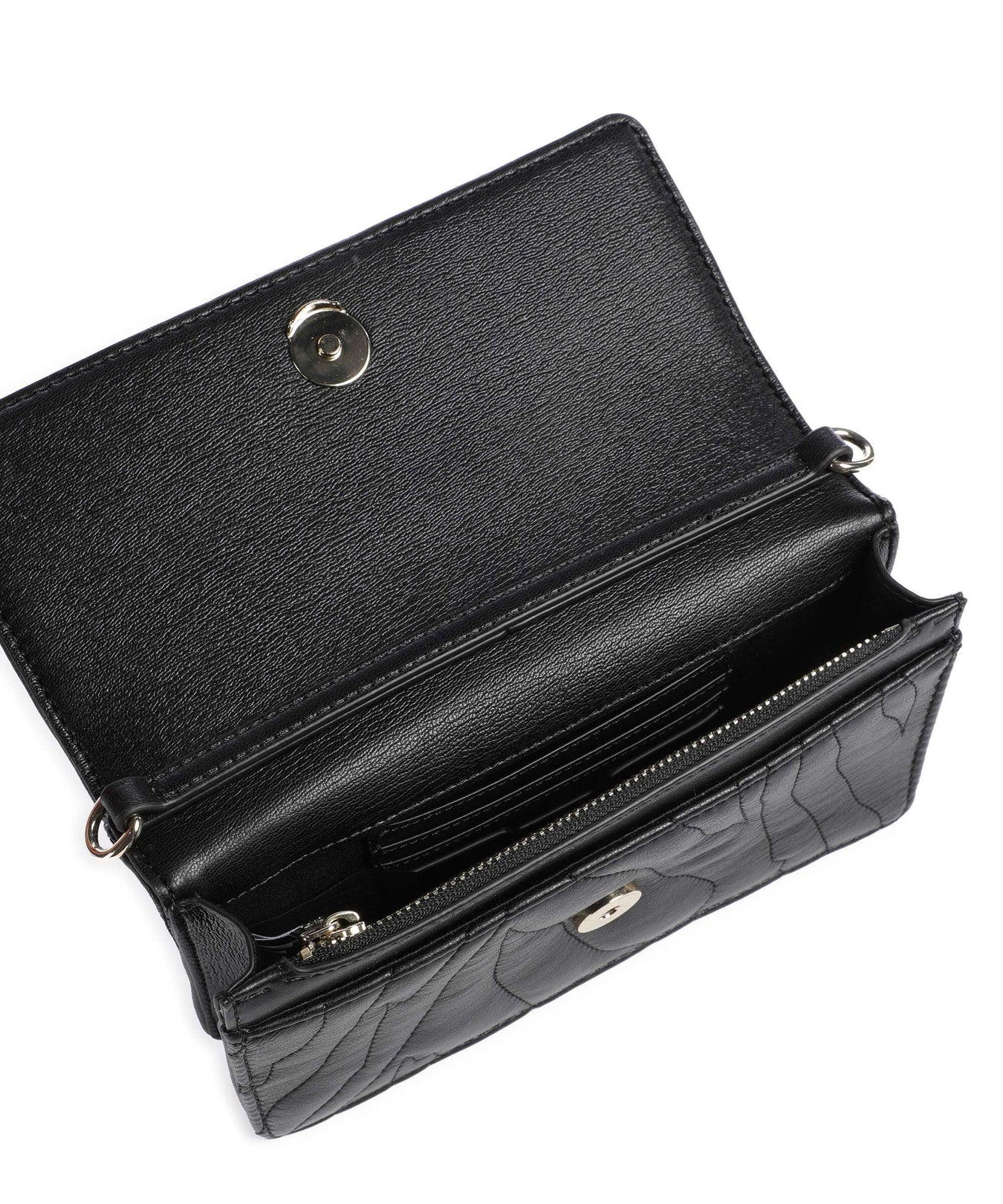 Just Cavalli Quilted Zebra Wallet black