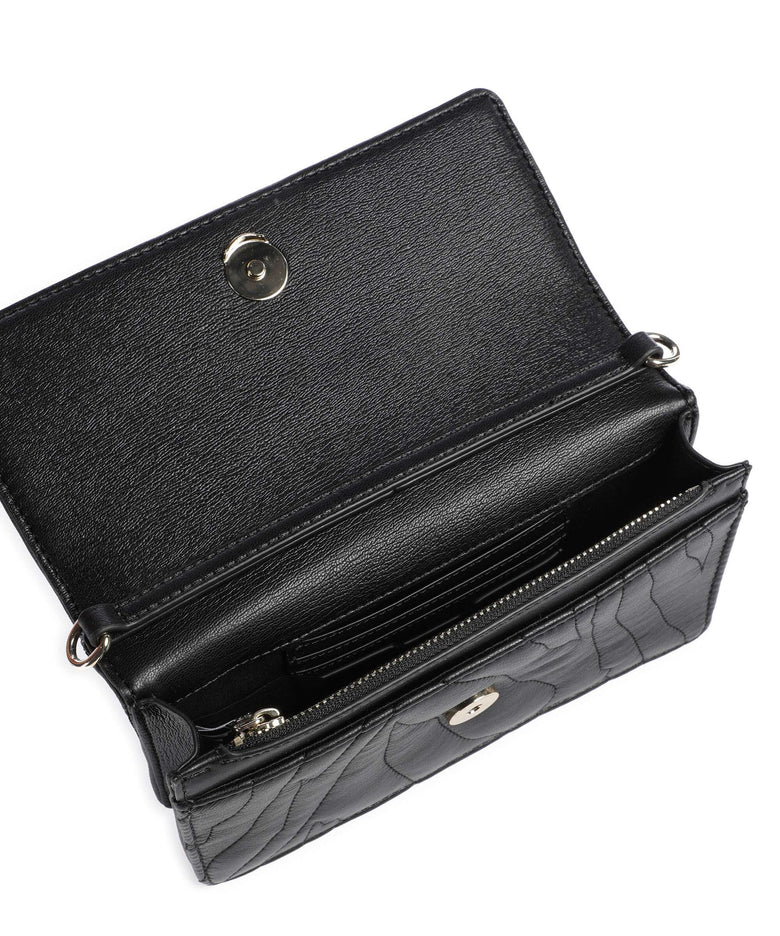 Just Cavalli Quilted Zebra Wallet black