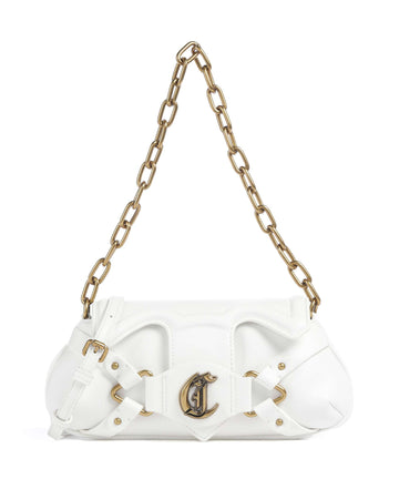 Just Cavalli Crossed Laces Taška přes rameno white
