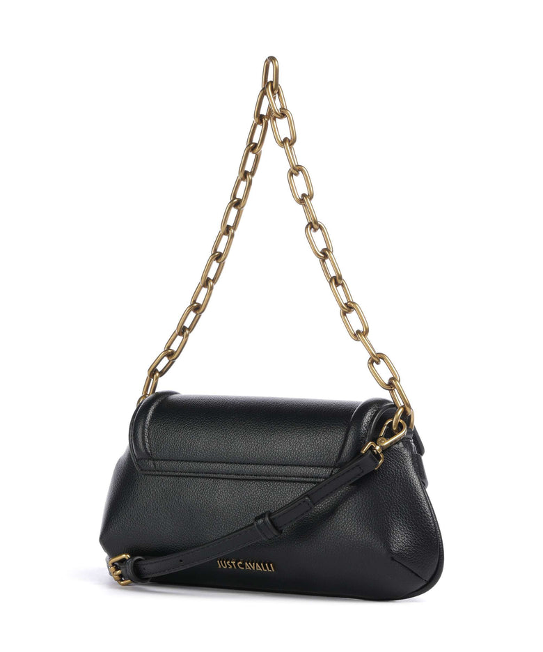Just Cavalli Crossed Laces Shoulder bag black
