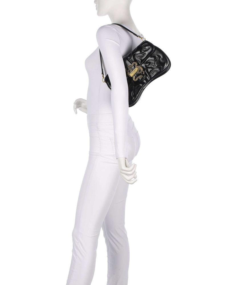 Just Cavalli Iconic Snakes Shoulder bag black