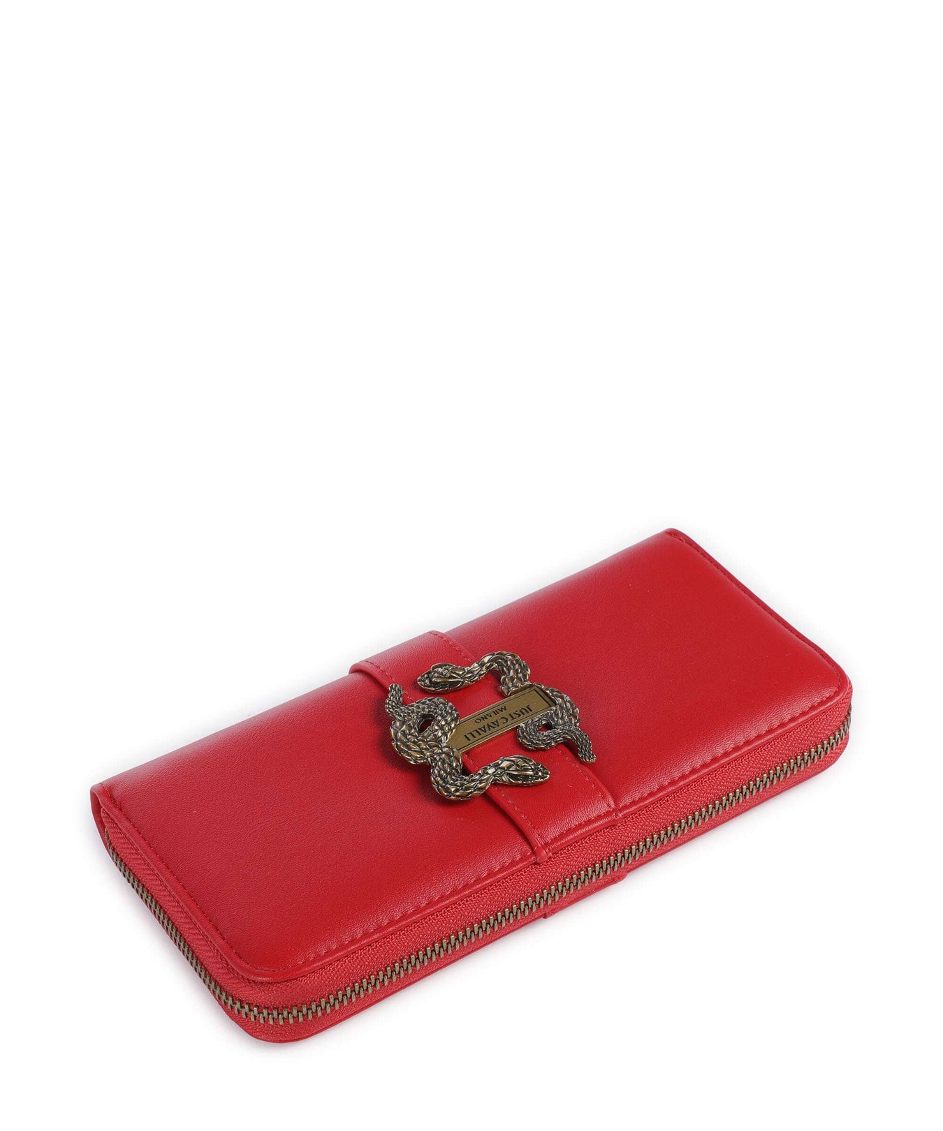 Just Cavalli Iconic Snakes Wallet tango red