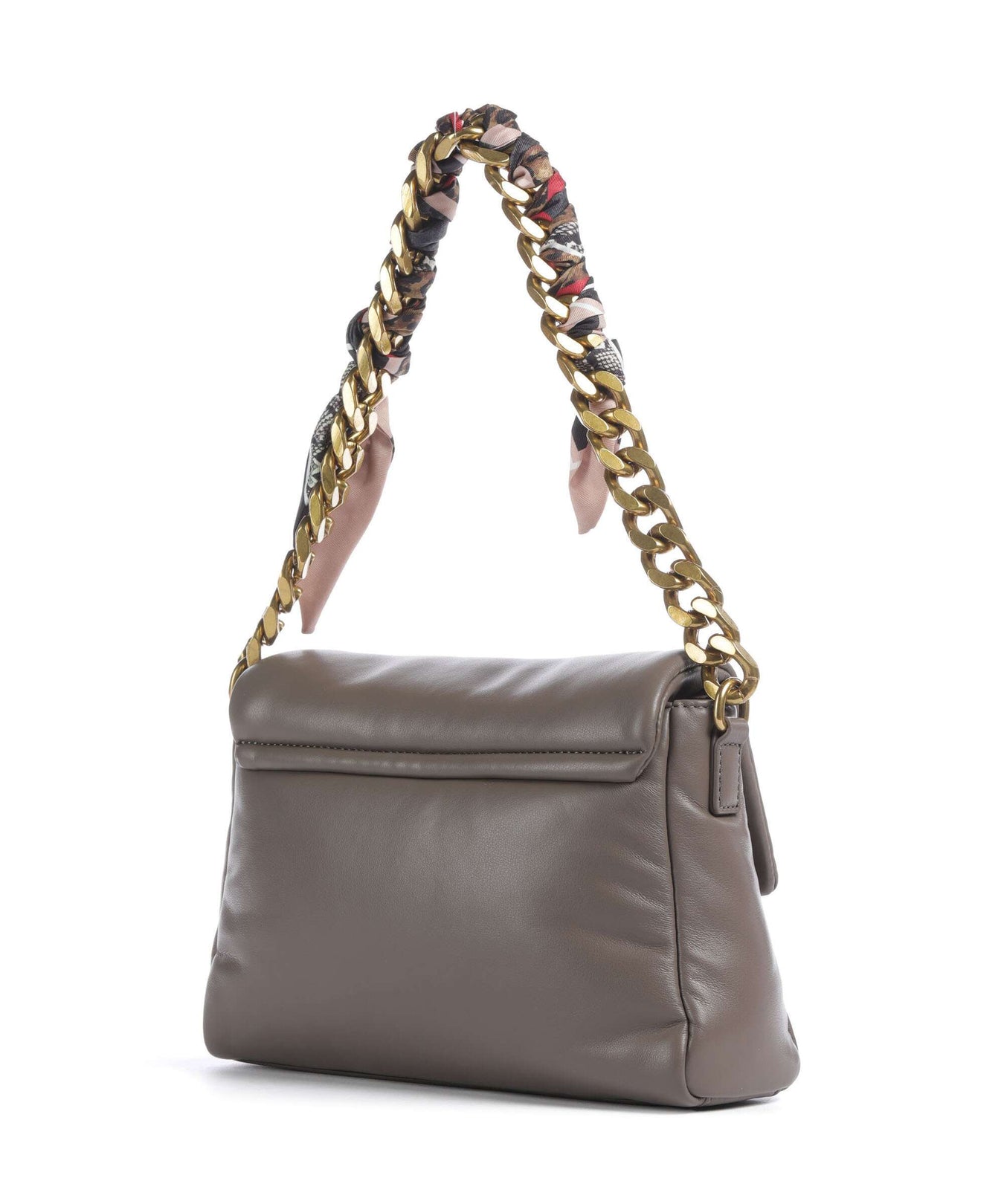 Just Cavalli Puffy Foulard Shoulder bag taupe