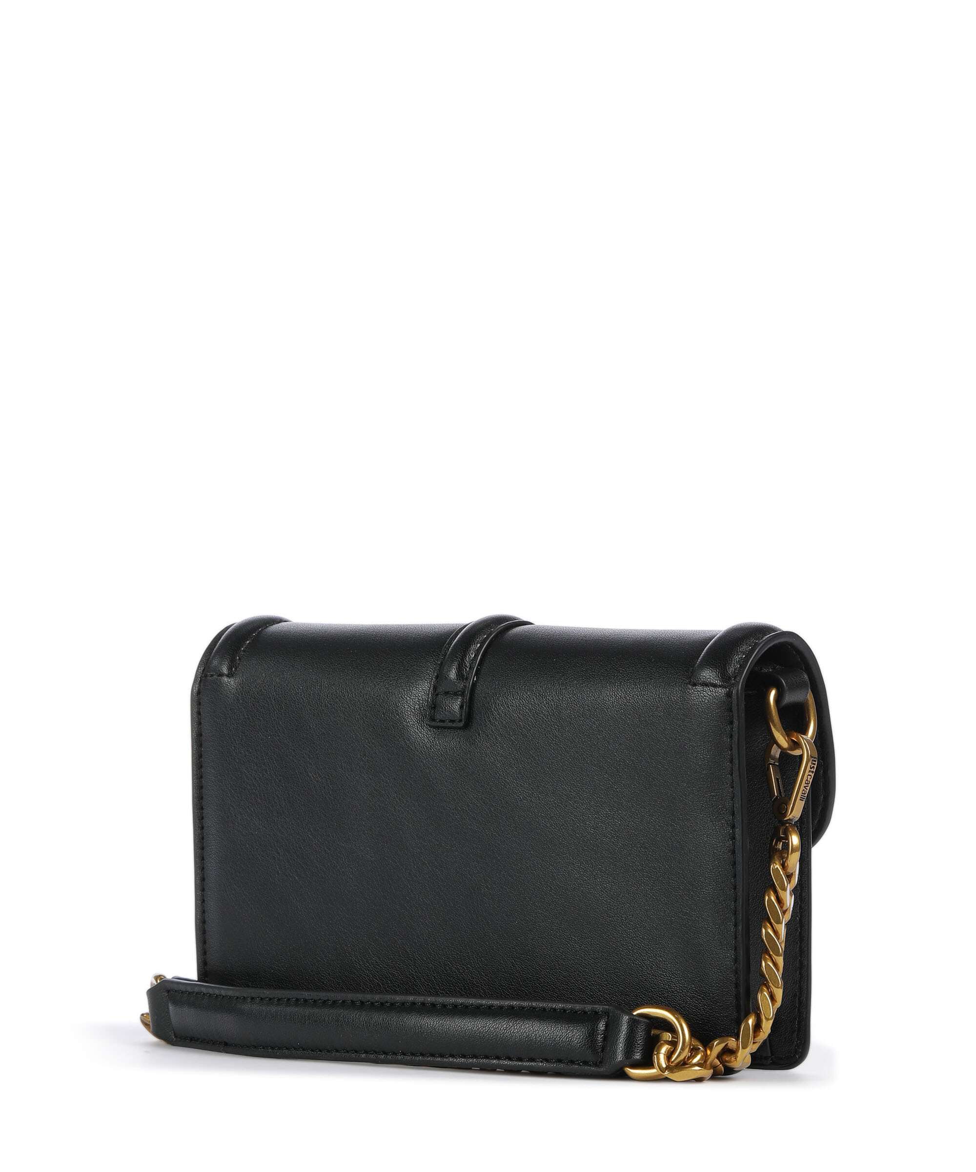 Just Cavalli Just Snake Crossbody bag black