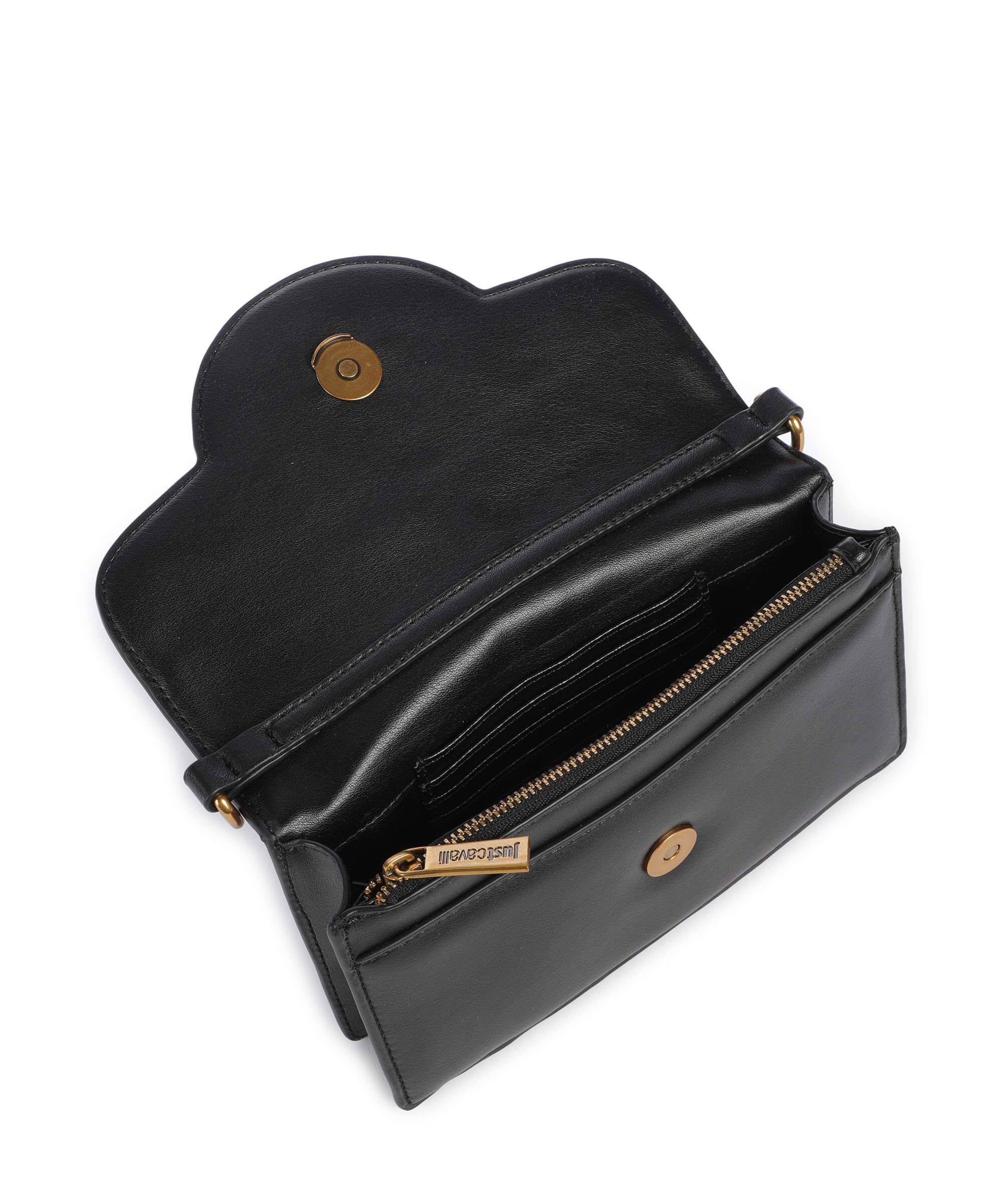 Just Cavalli Just Snake Crossbody bag black