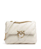 Pinko Love Puff Big Taška přes rameno bianco seta/antique gold