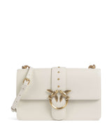 Pinko Love One Classic Kabelka přes rameno bianco seta/antique gold