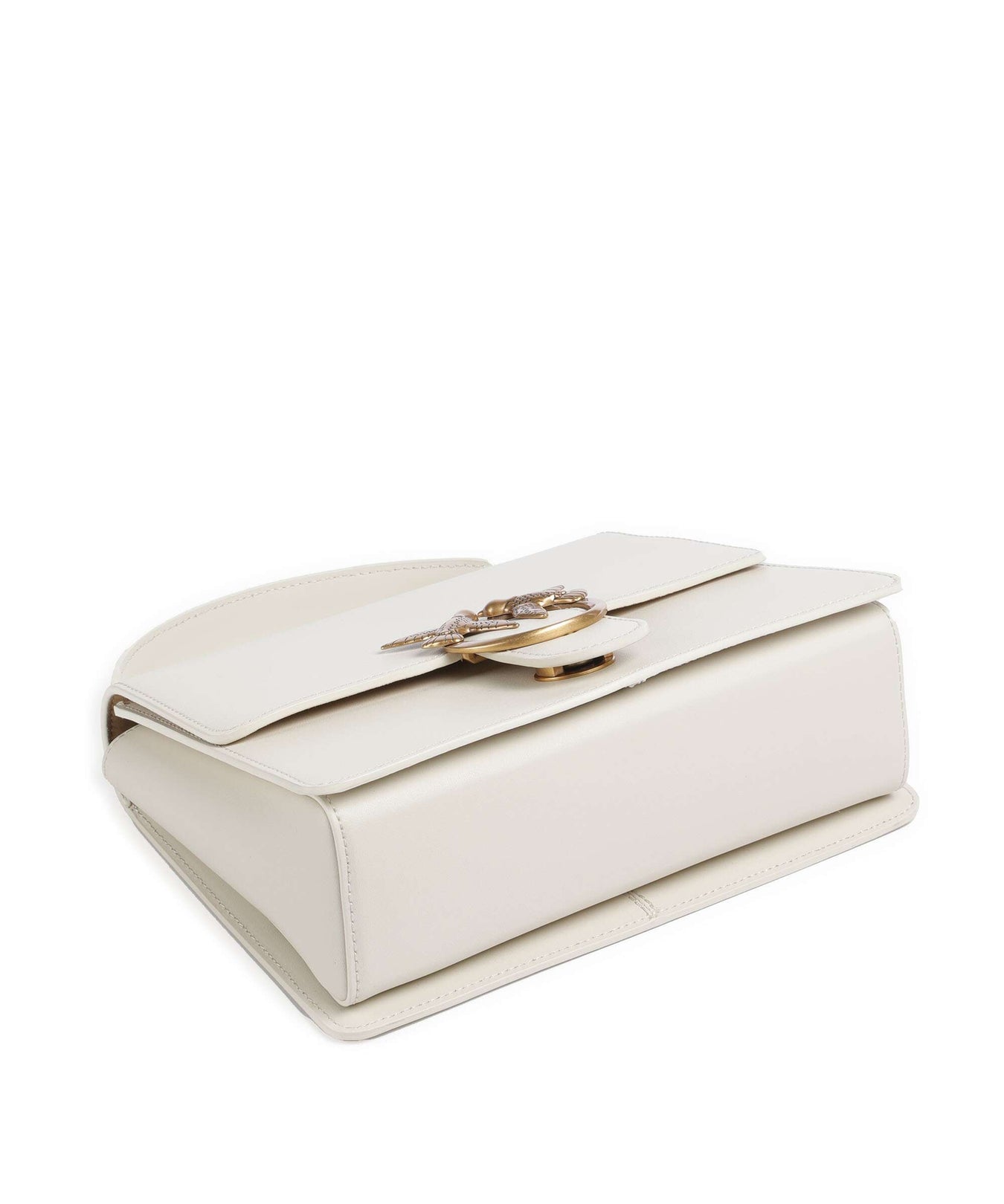 Pinko Love One Classic Handbag bianco seta/antique gold