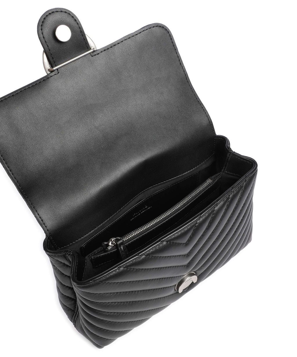 Pinko Love Lady Puff Mini Handbag nero/old silver