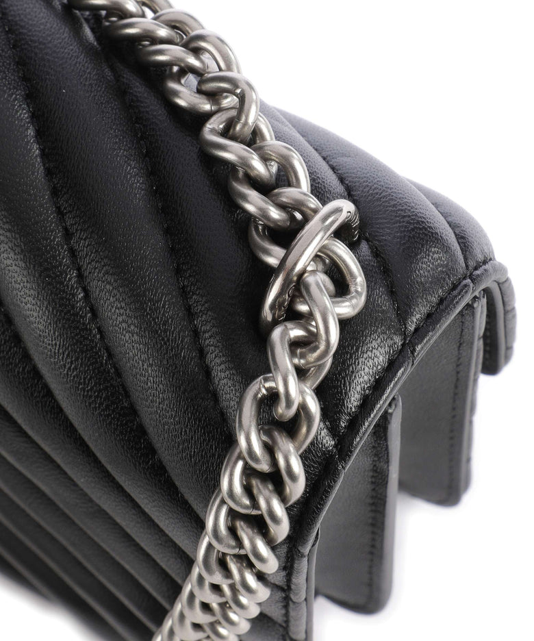 Pinko Love One Mini Shoulder bag nero/old silver