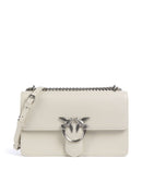 Pinko Love One Classic Taška přes rameno bianco seta/old silver