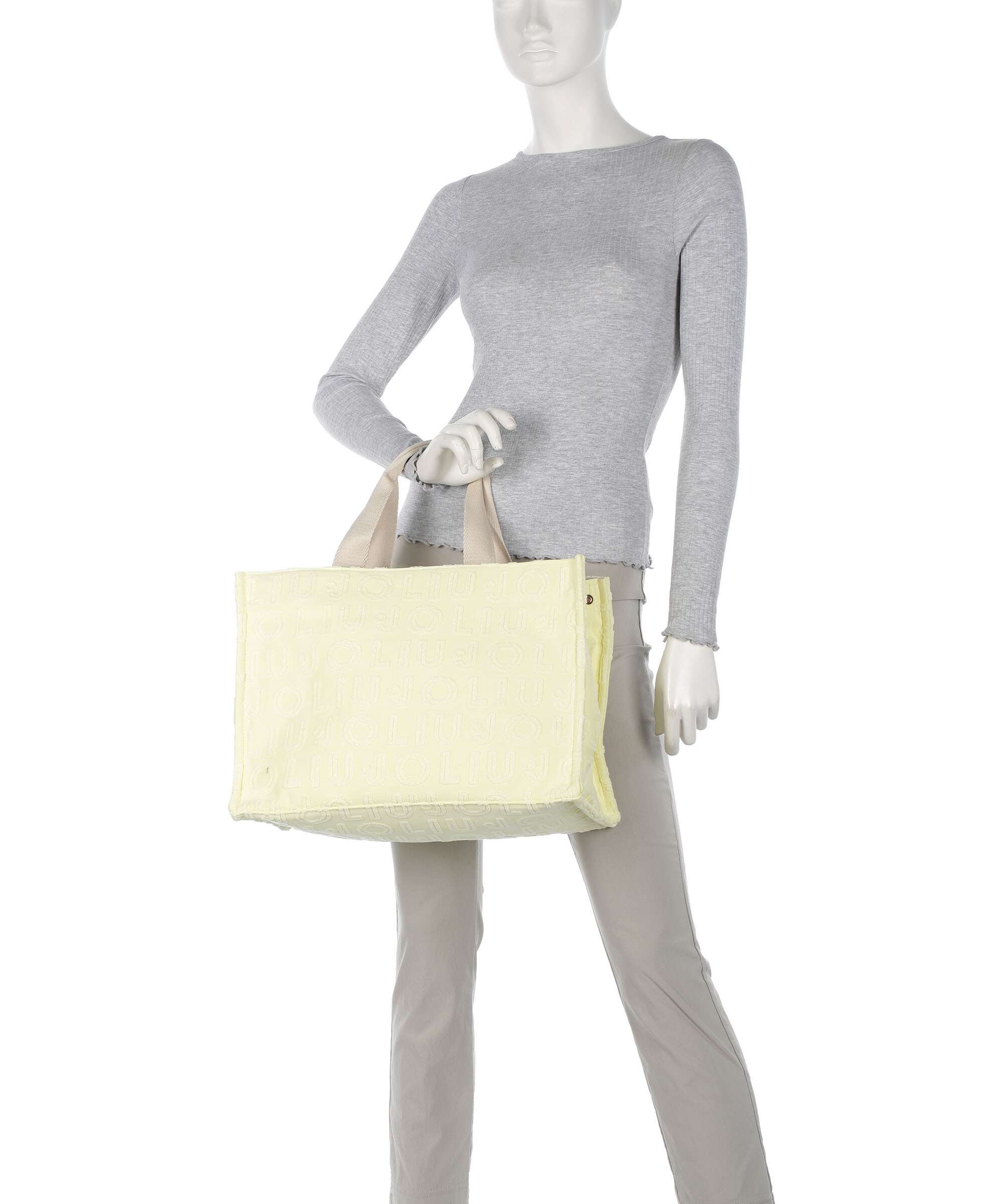 Liu Jo Logo Tote bag pale yellow                   