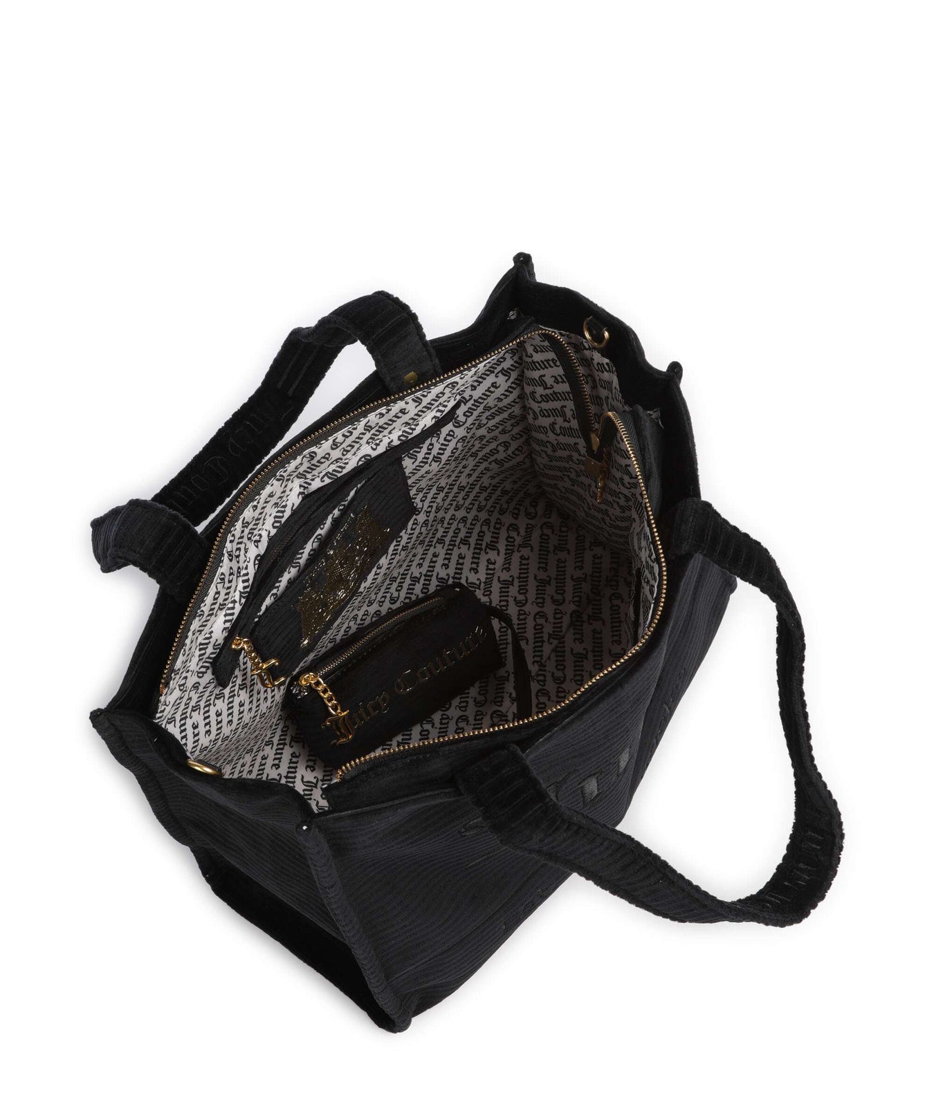 Juicy Couture Iris Velvet L Tote bag black