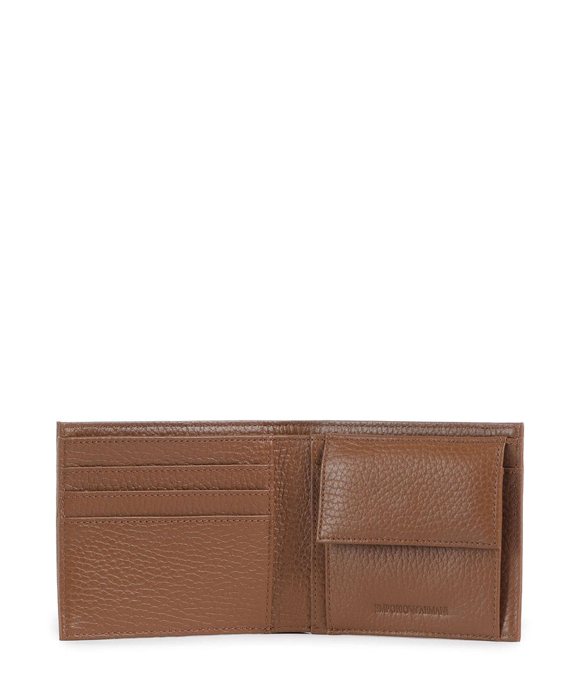 Emporio Armani Business Regenerated Wallet mocha bisque